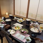 秀丸 花ごころ - 個室でのご用意。自分たちだけで、気兼ねなくペットとお食事。有料