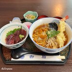 初駒 - 改 冷ぶっかけそばと山掛け丼