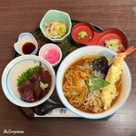 初駒 - 改 冷ぶっかけそばと山掛け丼