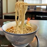 初駒 - うどんをそばに代えていただきました