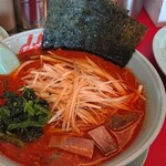 ラーメン山岡家 - 料理写真:辛味噌ラーメン(激辛)+餃子セット