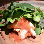 ずわい蟹のサラダ 蟹味噌ソース