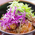 金澤屋牛肉店 - ランチステーキ丼(大)