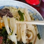 くれちうどん - だんだん顎が疲れてきますね（笑）