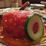 旬活和食 ままや - まるごとトマトハンバーグ