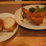 グリル小川 - エビフライ　\1200
