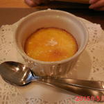 グリル小川 - 卵とハチミツの焼きプリン　\450