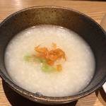 ワ カフェ エイム - はじめて中華がゆ頂きました。