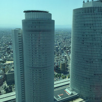 エノテーカ ピンキオーリ 名古屋 - 44階から隣のツインタワーを見下ろして