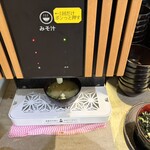 スーパーホテル - お味噌汁はこれでセルフで