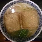 熟成うどん なかや - きつねうどん＠熟成うどんなかや（2015年4月4日）
