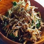 fried burdock salad