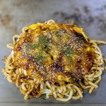 お好み焼き優 - お好み焼き　肉玉うどん♪
