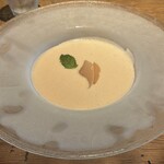 文化洋食店 一本松kitchen - 夏の桃の冷たいスープ　715円