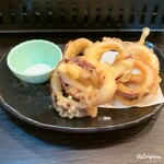 盛岡開運酒場 ぐらん炭 - 真烏賊の天ぷら