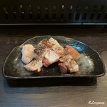 盛岡開運酒場 ぐらん炭 - 炙り活蛸ブツ