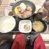吉野家 - 極旨牛鉄板ステーキ定食とからあげ１個