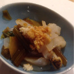 鮨 絲 - つぶ わさわさ和え