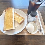 M&D‘ s unite cafe - アイスブレンドコーヒーのモーニングセット