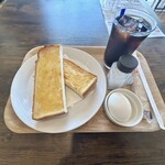 M&D‘ s unite cafe - アイスブレンドコーヒーのモーニングセット
