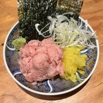 やむなし松濤 - トロたく海苔巻き