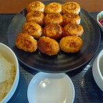 ホワイト餃子 はながさ - 料理写真:まんぷくランチ¥1397
