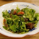 大鵬 - クラゲ頭の黒酢とパクチー和え　１０５０円