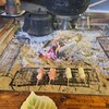 吉田家住宅 - 料理写真:団子、焼き鳥　自分で焼きます