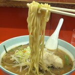 どさんこ大将 - 歯ごたえ良くスープが絡みます^_^