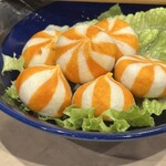 縁園亭 - 魚卵入り饅頭