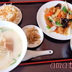 台湾料理 有福 - 酢豚ランチ