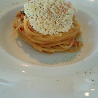 アンティカ オステリア デル ポンテ - ラグーソースのスパゲティ。チーズが強い