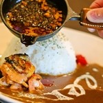 田村 岩太郎商店 - 5月、9月、10月限定メニュー【積丹浜カレー、ホットエビオイルソースかけ】\1,500