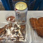 なか唐亭 - でか唐揚げとでかアジフライ