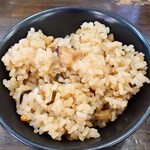 濃厚豚骨ラーメン 一滴 - タコの炊き込みご飯