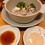 かどや - シュウマイと蒸し野菜