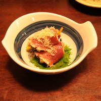 土佐料理 司 高知本店 - 鰹の葉わさび巻き
