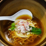 麺や偶 - 偶ラーメン　細ちぢれ麺