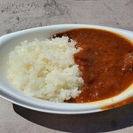 乗鞍岳 肩の小屋 - カレーライス