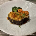 九十九草 - 和牛の頬肉のマスタードパン粉焼