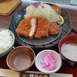 Ton Yoshi - 熟成ロースカツ膳130ｇ（１０５８円）です。