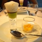 レフェルヴェソンス - ［１回目］おでかけ(7800円)・グリーンアスパラガス、桜海老、あおやき、アーモンドを２口で〜