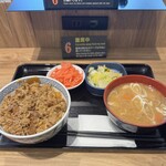 吉野家 - 料理写真:吉牛王道セット(牛丼・お新香・とん汁) 2026/7/27
