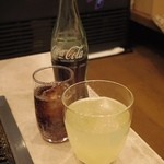 お好み焼き てな - コーラとお酒