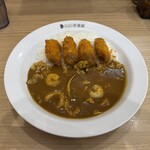 CoCo壱番屋 - 料理写真:海の幸カレー(カキフライトッピング)