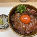 中華蕎麦 麓 - 信州プレミアム和牛ご飯