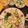 洋麺屋 五右衛門 - 鶏と7種の夏野菜のネギ塩レモンペペロンチーノ・レディースセット