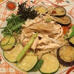 洋麺屋 五右衛門 - 鶏と7種の夏野菜のネギ塩レモンペペロンチーノ