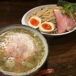 麺や 紡 - 熟成つけ麺400g味玉1050円