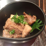 大淀河畔 みやちく - H27.5
      鉄皿ステーキランチの小鉢